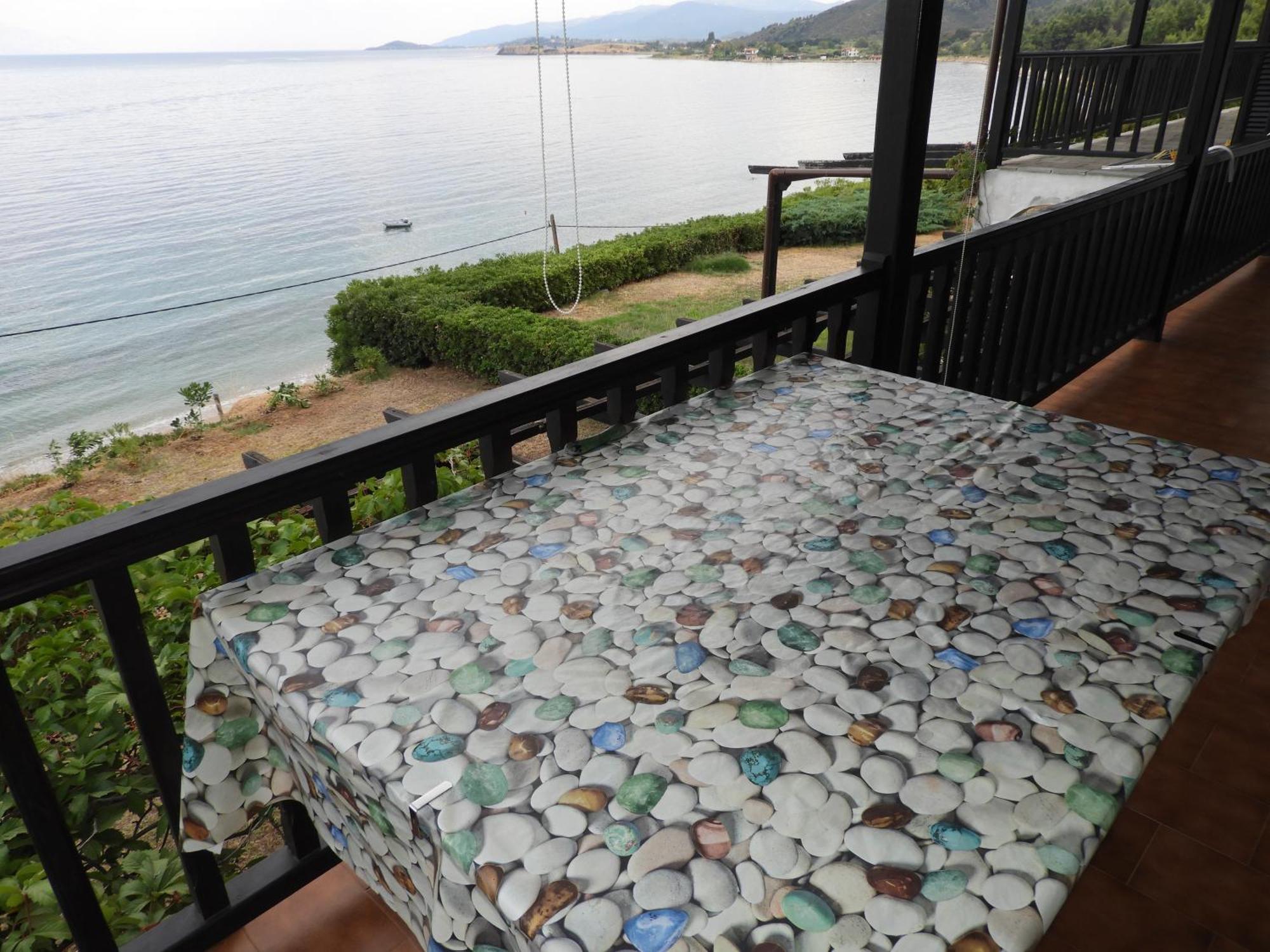 Sangue Blu Beachfront Villa Apartment Ayios Nikolaos Bagian luar foto