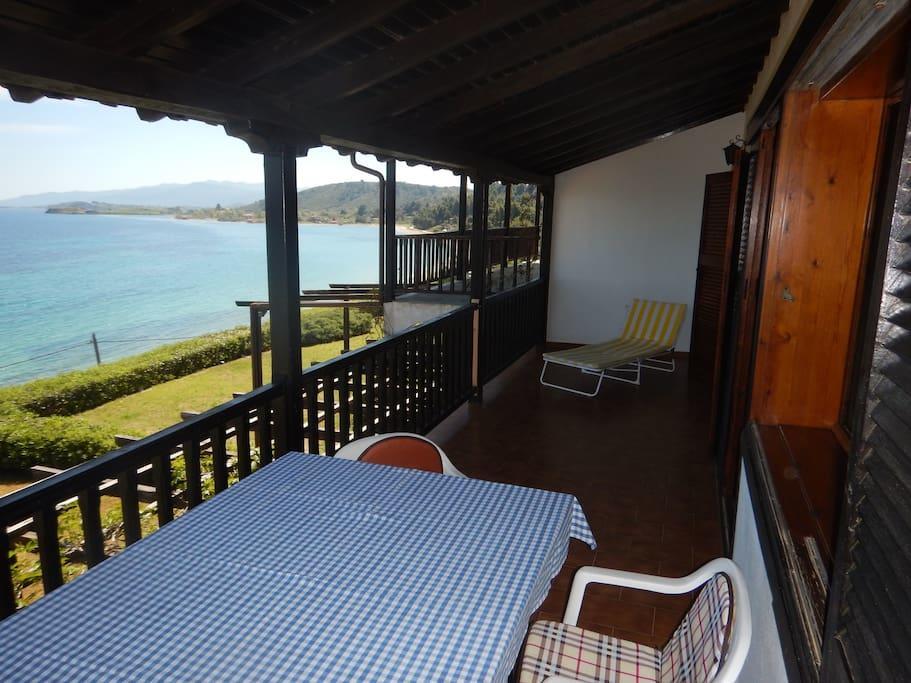 Sangue Blu Beachfront Villa Apartment Ayios Nikolaos Bagian luar foto