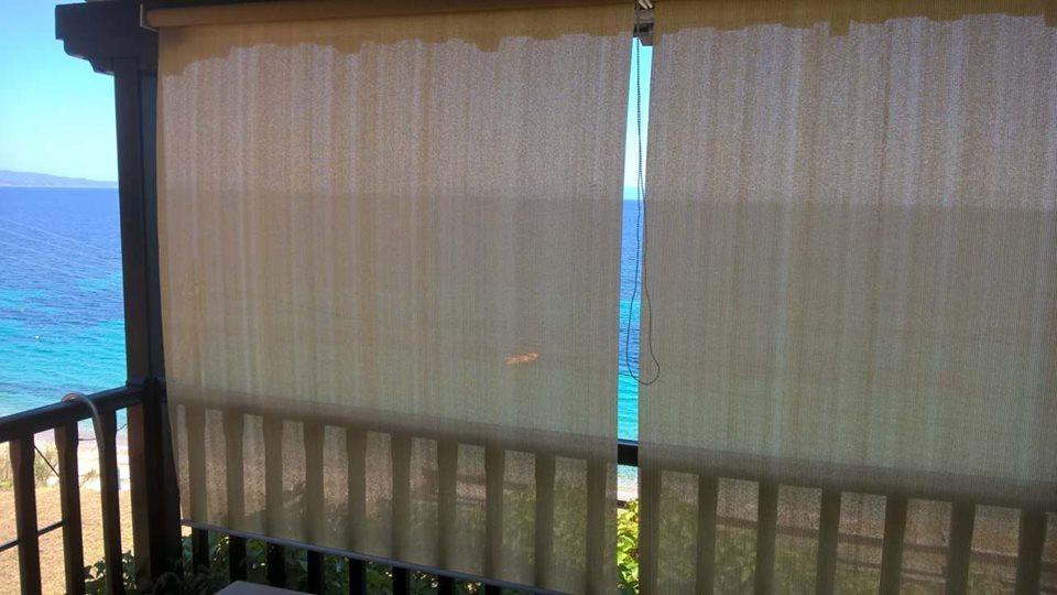 Sangue Blu Beachfront Villa Apartment Ayios Nikolaos Bagian luar foto